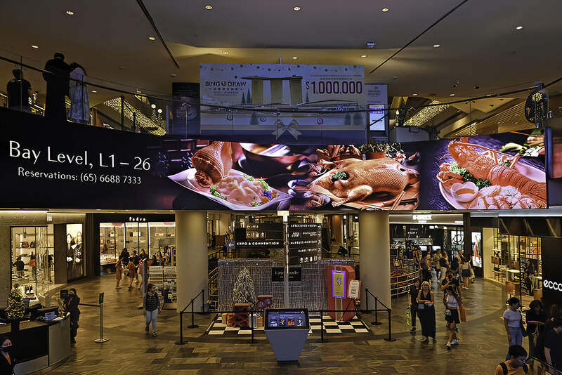 LED Screen advertising retail